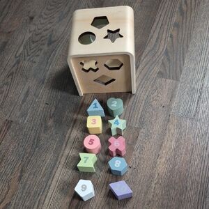 Colorful Wooden Shape Sorting Toy